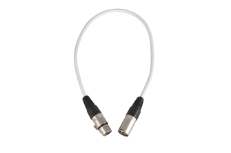 XLR Male to XLR Female Patch Lead 3 Pin Balanced Choice of Length & Colour